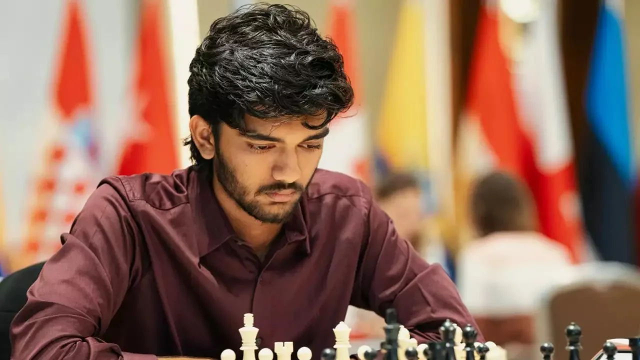 Gukesh defeated Carlsen in Freestyle Chess and is now tied for second place after the first day