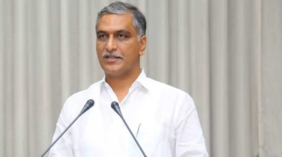 Harish Rao counters Congress: No accountability for 6 guarantees.