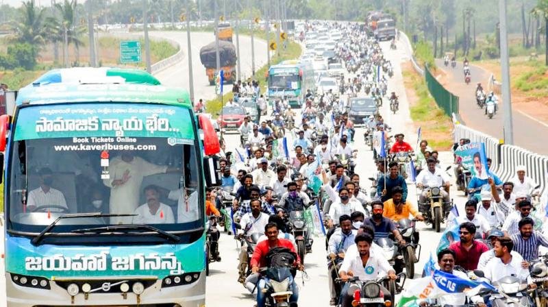 “CM Jagan’s bus tour resumes… Here is the full schedule.”