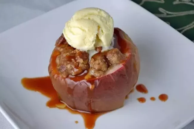 Stuffed Apple Ice Cream