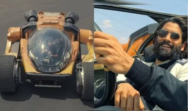 Naga Chaitanya pilots the cutting-edge vehicle Bujji from Prabhas starrer ‘Kalki 2898 AD’; Declares, “Defied all engineering norms”