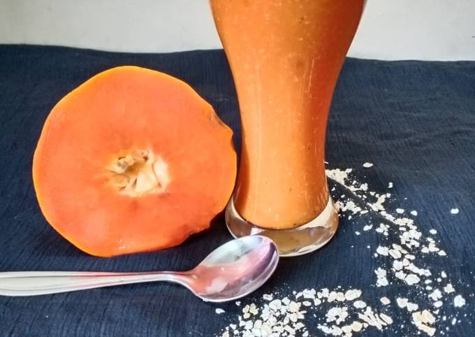 Oats Papaya Smoothie