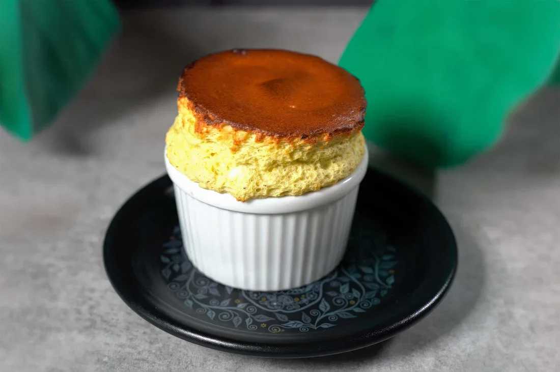 Baked Pistachio Souffle