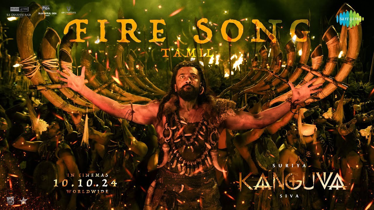 Fire Song from Suriya’s Kanguva is out now