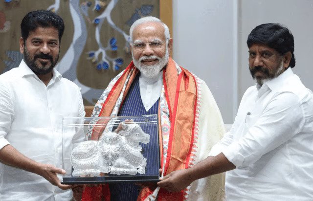 Telangana CM Revanth Reddy meets PM Modi, discusses state issues