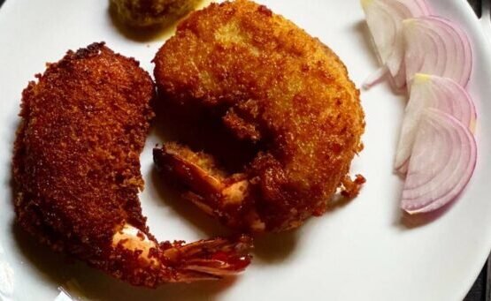 Bengali Style Prawn Cutlet