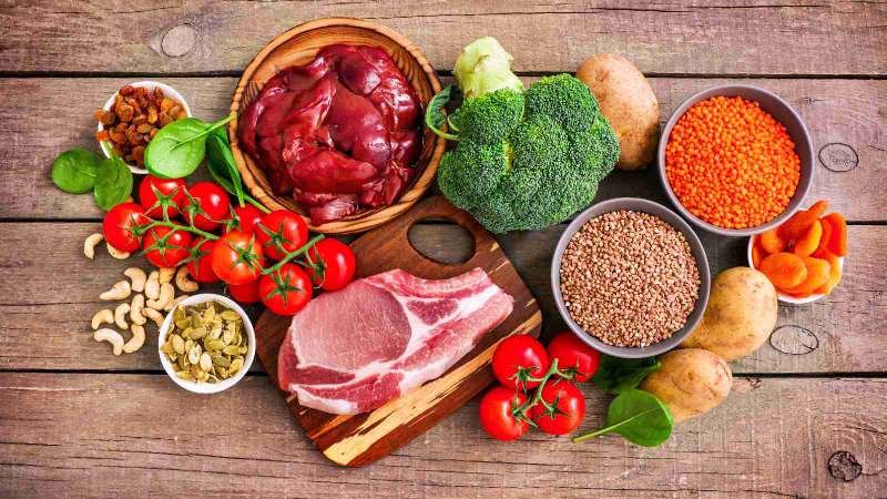 Iron-rich foods for low hemoglobin levels