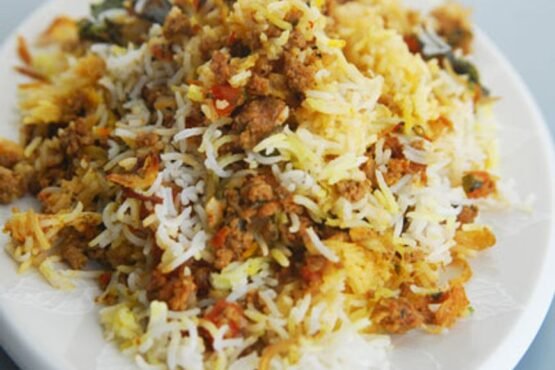 Keema biryani