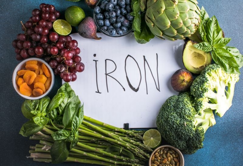 Iron-Rich Vegetables with Essential Nutrients