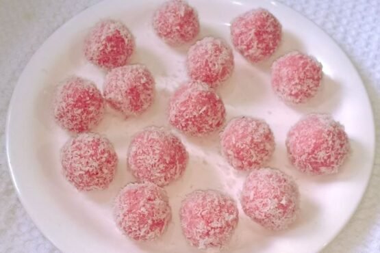 Coconut Rose Ladoo