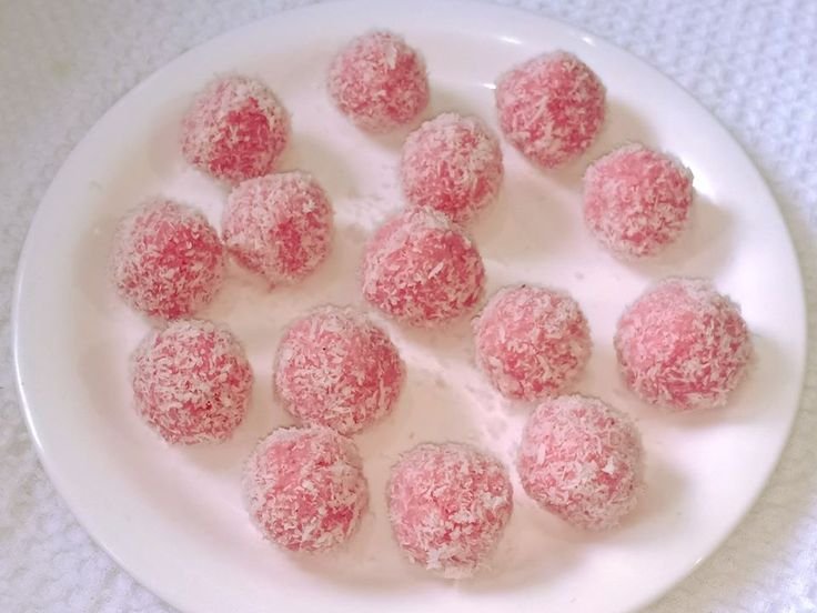 Coconut Rose Ladoo Recipe