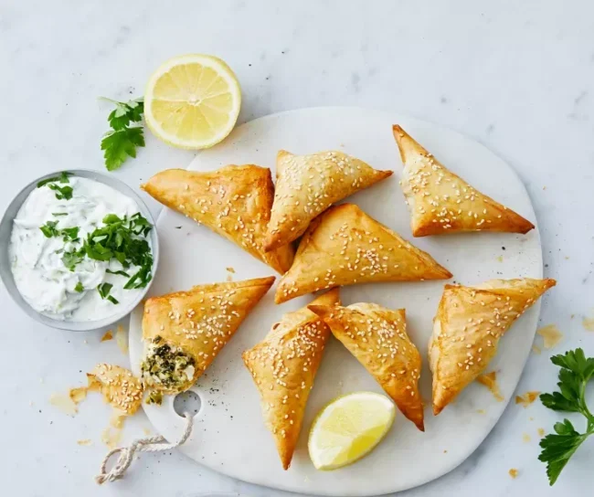 Crispy Filo Rolls with Red Amaranth & Beetroot