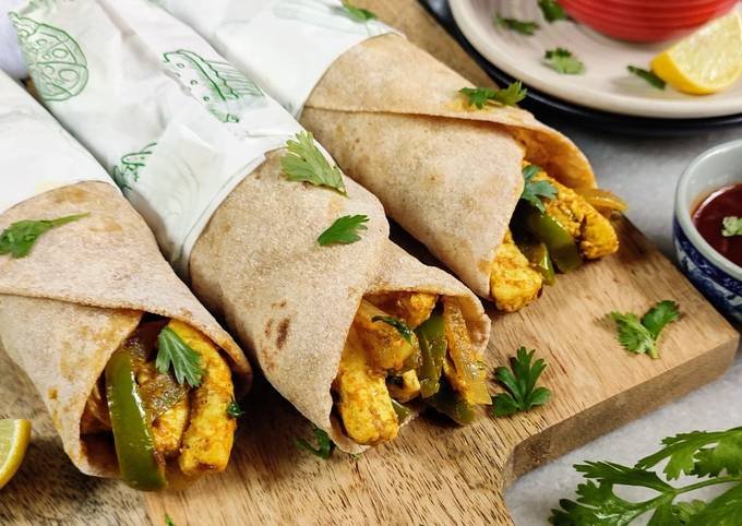 Paneer and Capsicum Wrap Recipe