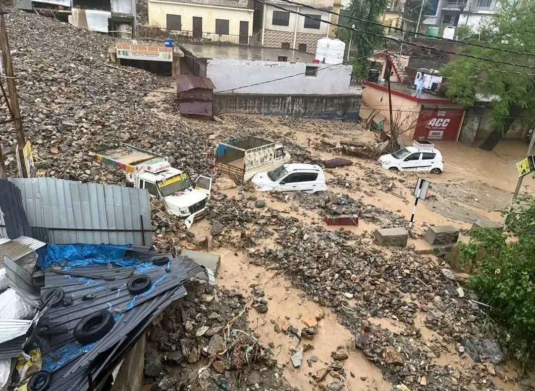 Torrential Rains Devastate Jammu and Kashmir: Three Dead, Dozens of Houses Washed Away, Schools Shut