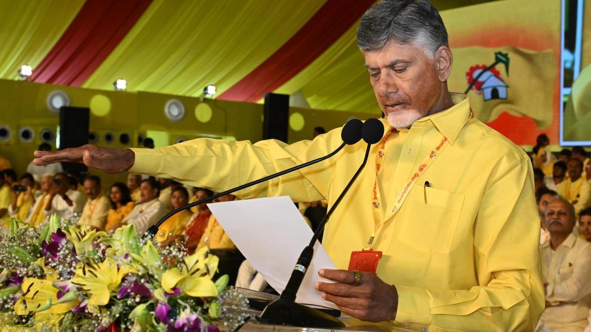 Chandrababu Naidu Elected TDP National President Unanimously