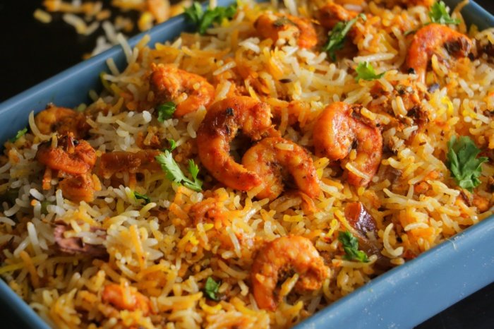 Royal Prawn Biryani: A Flavorful Seafood Delight