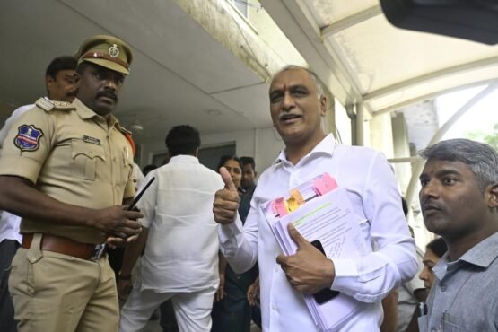 Telangana Minister Harish Rao Appears Before PC Ghose Commission