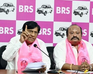 BRS hits out at Union Minister Bandi Sanjay for ‘spreading lies’ on Kaleshwaram