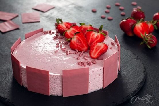 strawberry mousse cake recipe