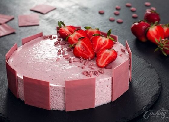 strawberry mousse cake recipe