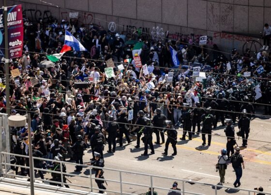 los angeles protest