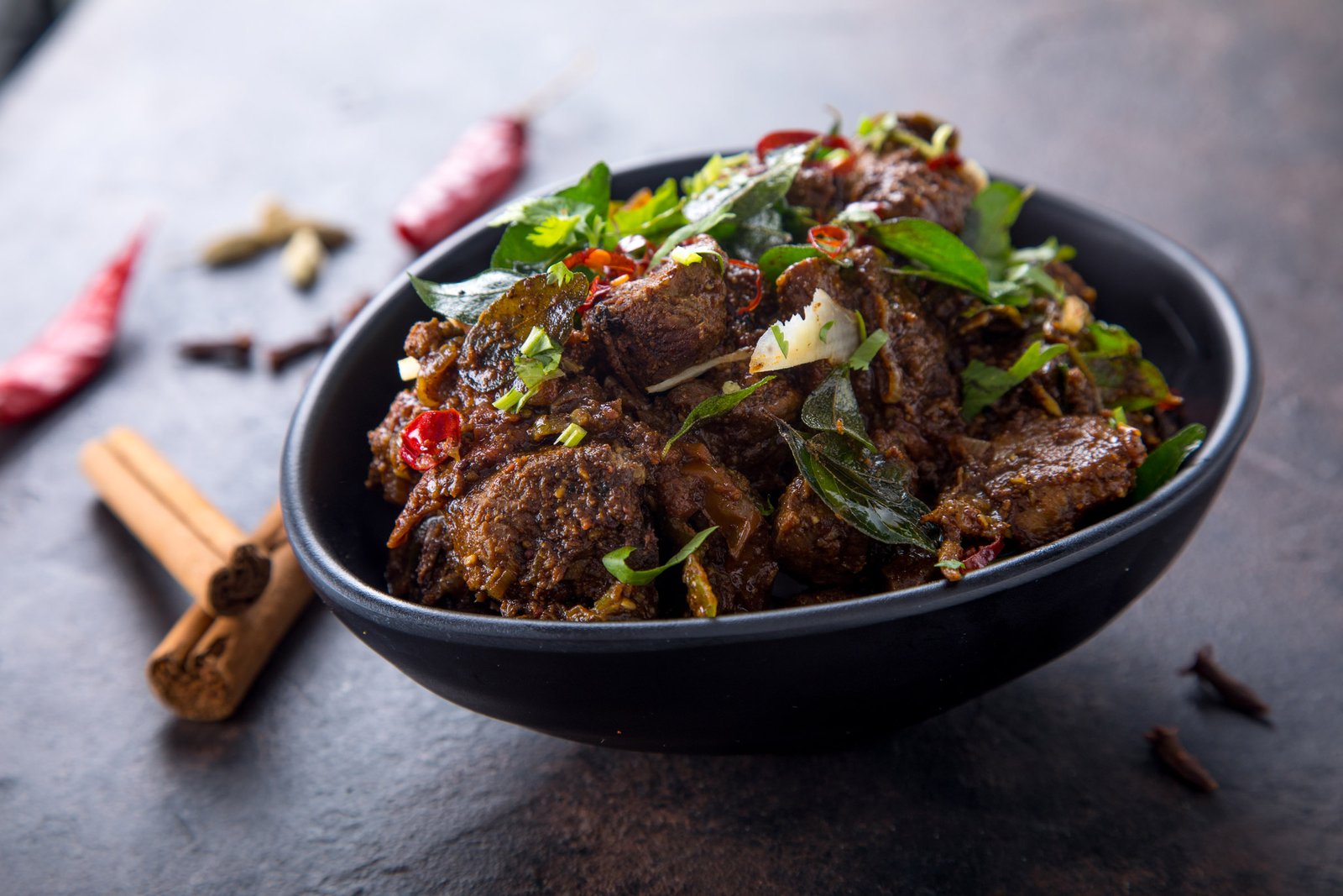 Black Mutton Curry Recipe