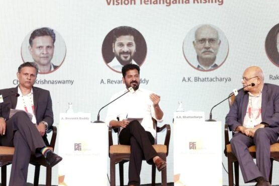 CM Revanth Makes Strong Pitch for Investments in Telangana, Emphasizing Safety, Skill, and Infrastructure