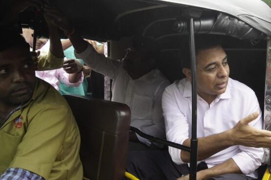 BRS and Congress take battle to the streets over free bus scheme