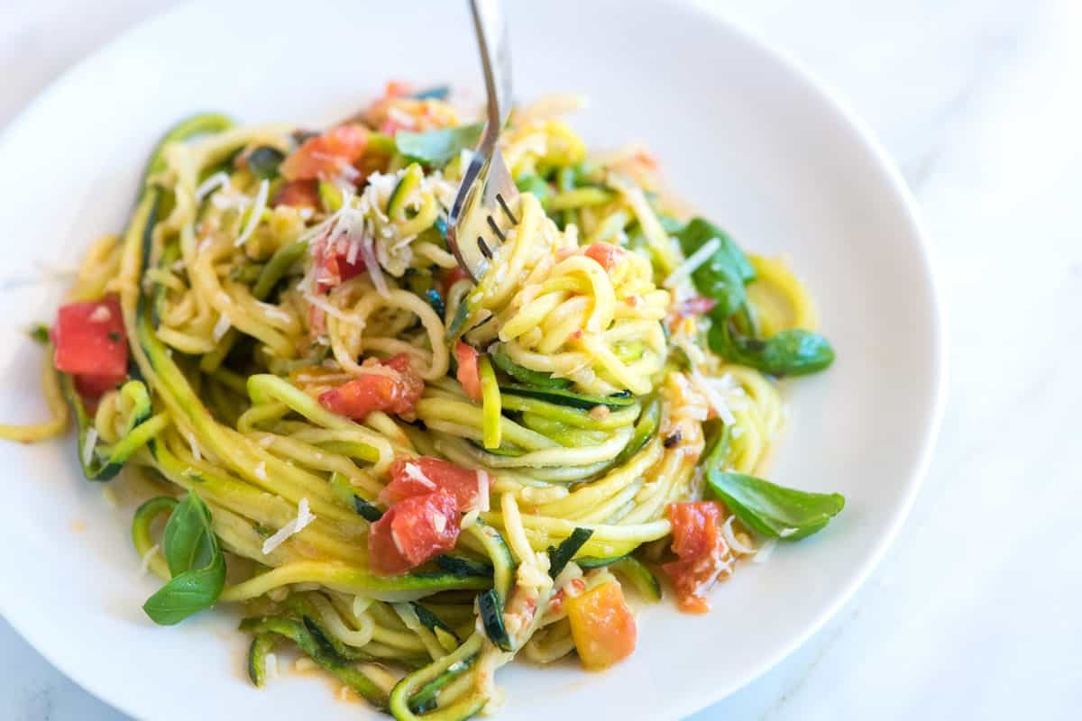 Zucchini Tomato Pasta Recipe