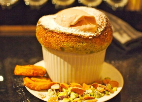 Baked Pistachio Soufflé Recipe