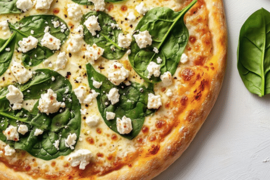 Spinach Cheese Pizza Recipe