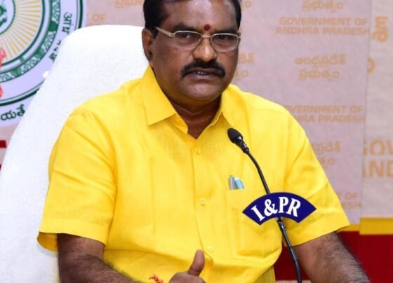 Naidu to Visit North Andhra Soon to Fast-Track Irrigation Projects: Minister Ramanaidu