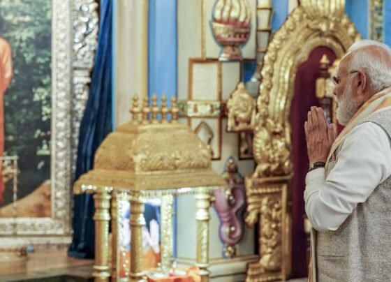 PM Releases ₹100 Coin, Postal Stamps at Sathya Sai Baba Centenary in Puttaparthi