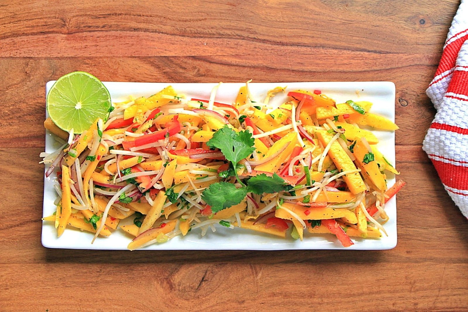 Thai Mango Basil Salad Recipe
