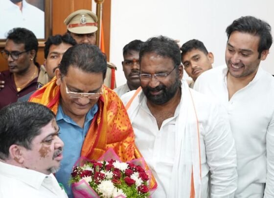 Azharuddin Takes Charge as Minister of Minority Affairs and Public Enterprises