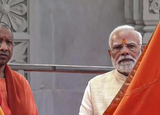 Ayodhya Ram Temple: Old Wounds Are Healing, Says PM as He Hoists Saffron Flag