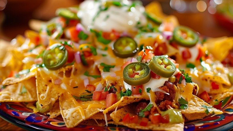 Loaded Nachos with Refried Beans Recipe – A Flavorful Party Favorite!