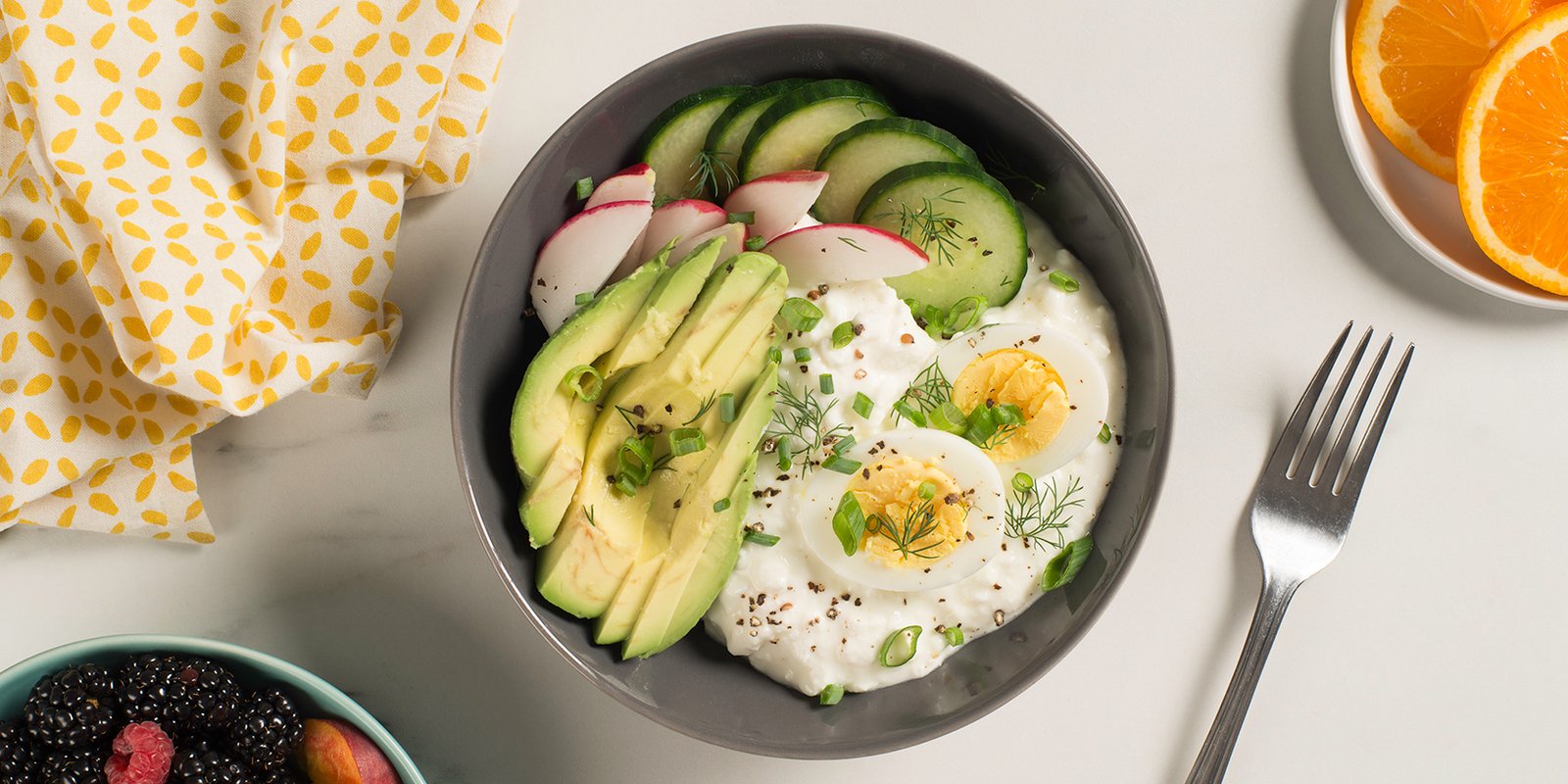 Egg and Cottage Cheese Bowl Recipe (High-Protein)