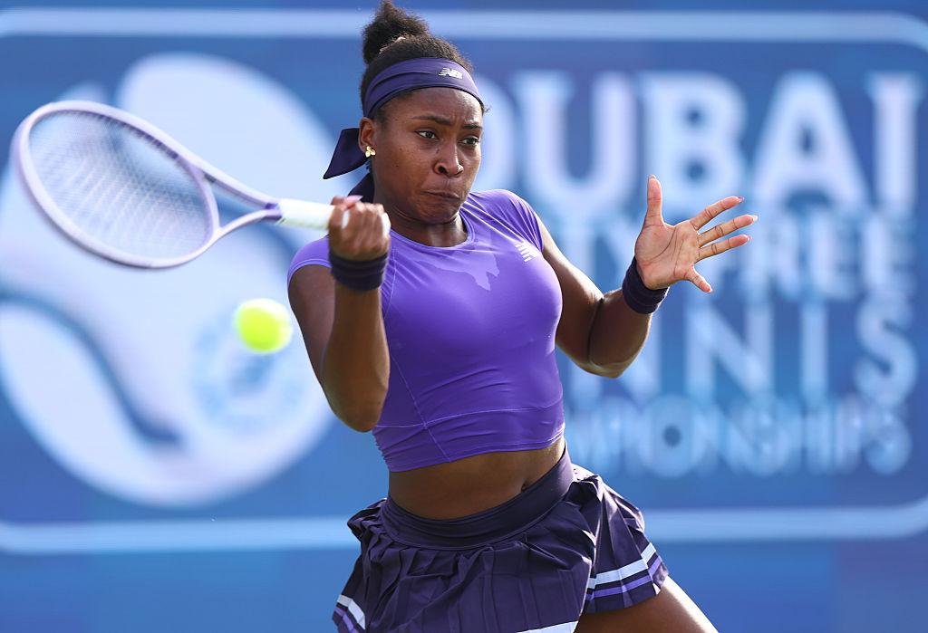 Coco Gauff saves 3 match points to reach Dubai quarters