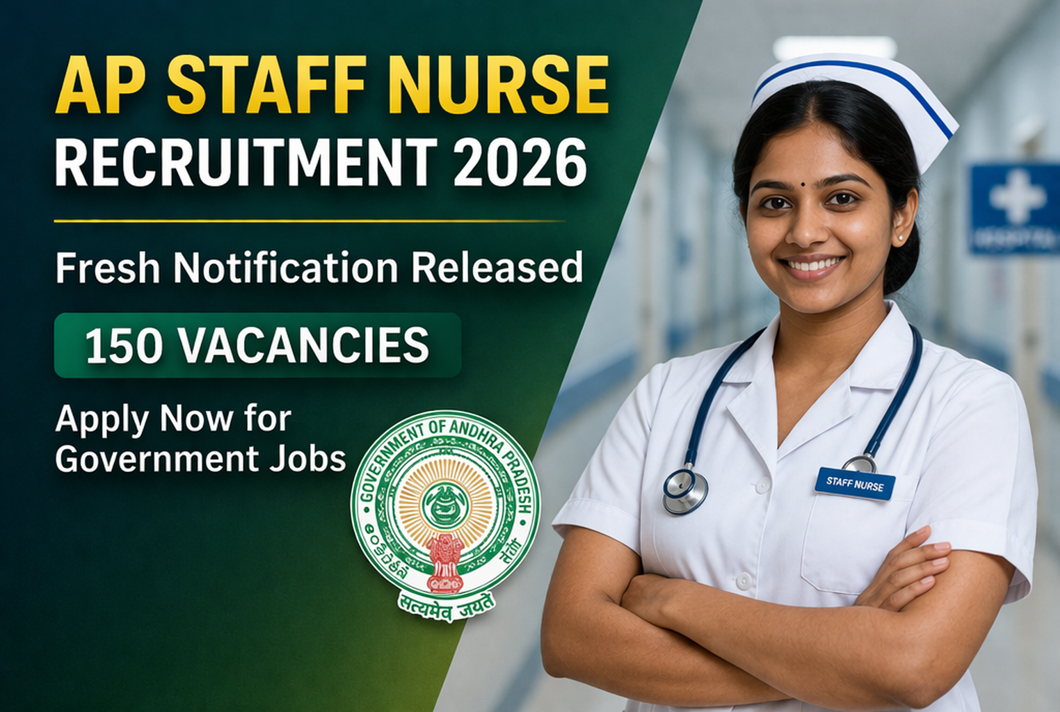 AP Staff Nurse Recruitment 2026: Fresh Notification Released, Apply Now for Government Jobs