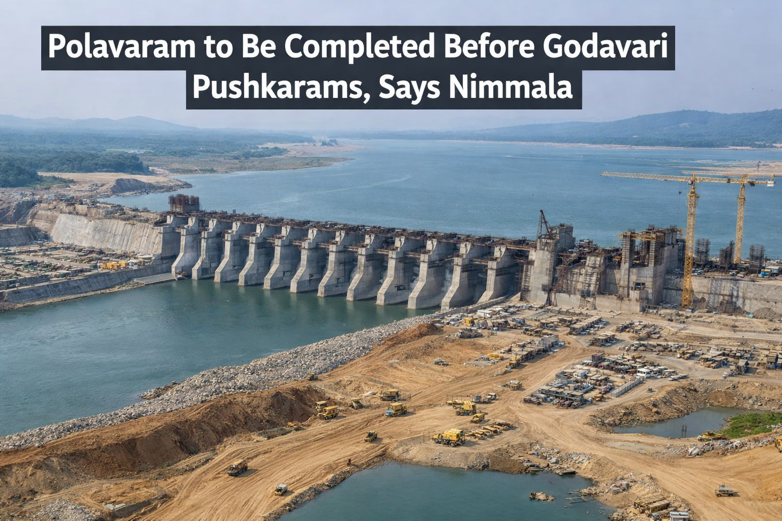Polavaram to Be Completed Before Godavari Pushkarams, Says Nimmala