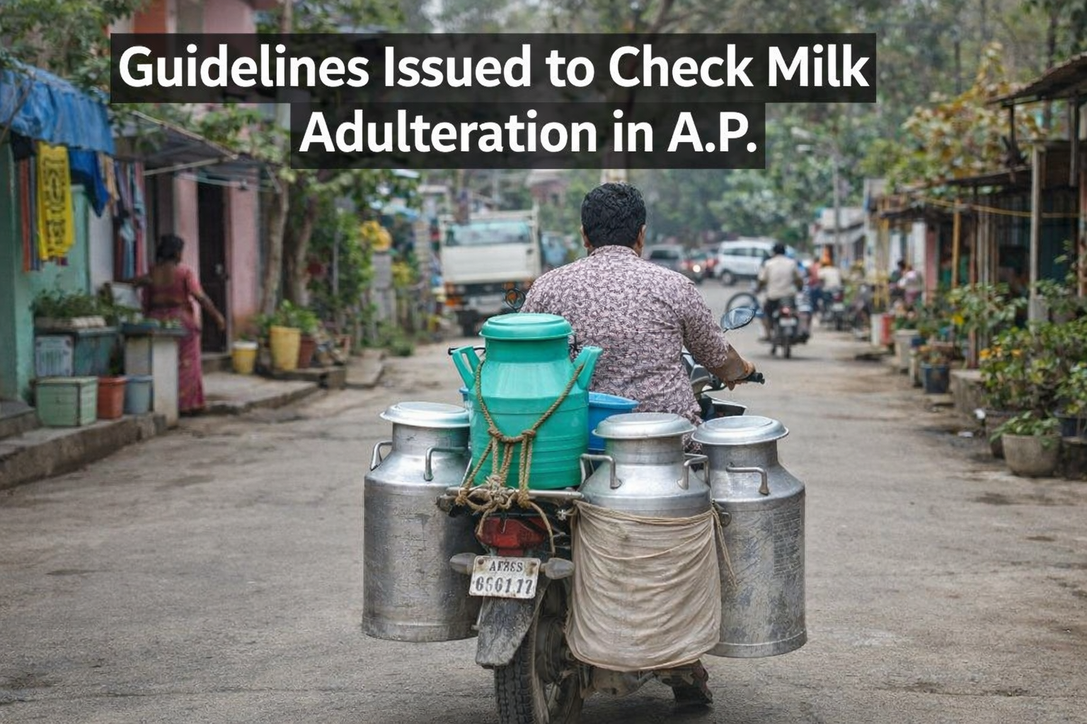 Guidelines Issued to Check Milk Adulteration in Andhra Pradesh