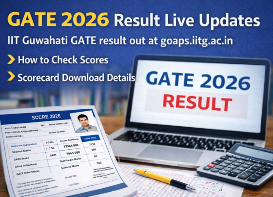 GATE 2026 result announcement details
