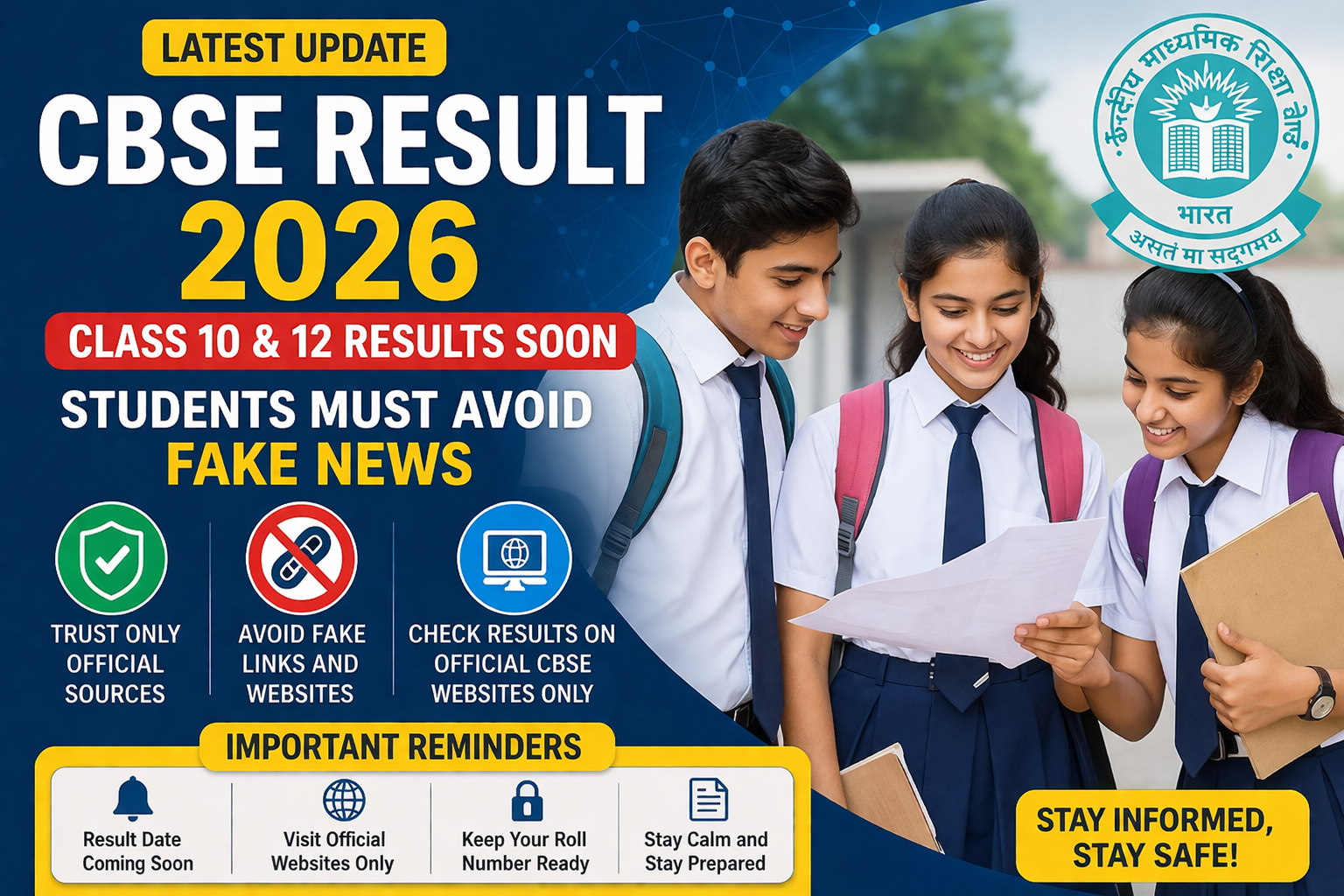CBSE Result 2026 Update: Class 10 & 12 Results Expected Soon, Check Official Details Here