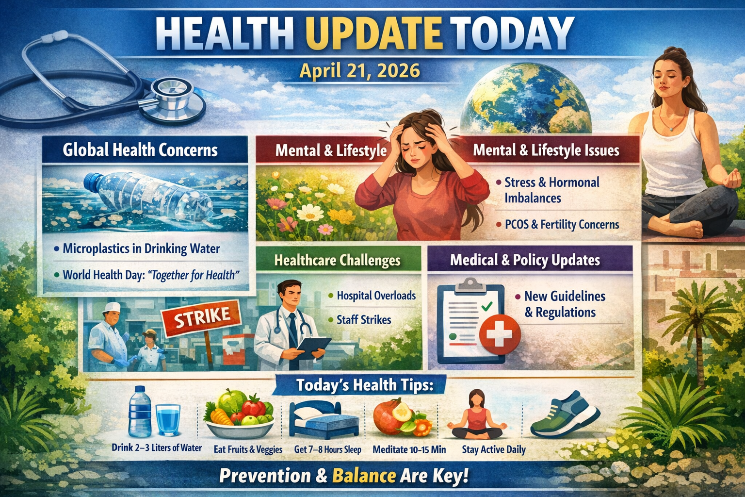 🩺 Health Update Today – April 21, 2026: Latest Global & Lifestyle Health Trends