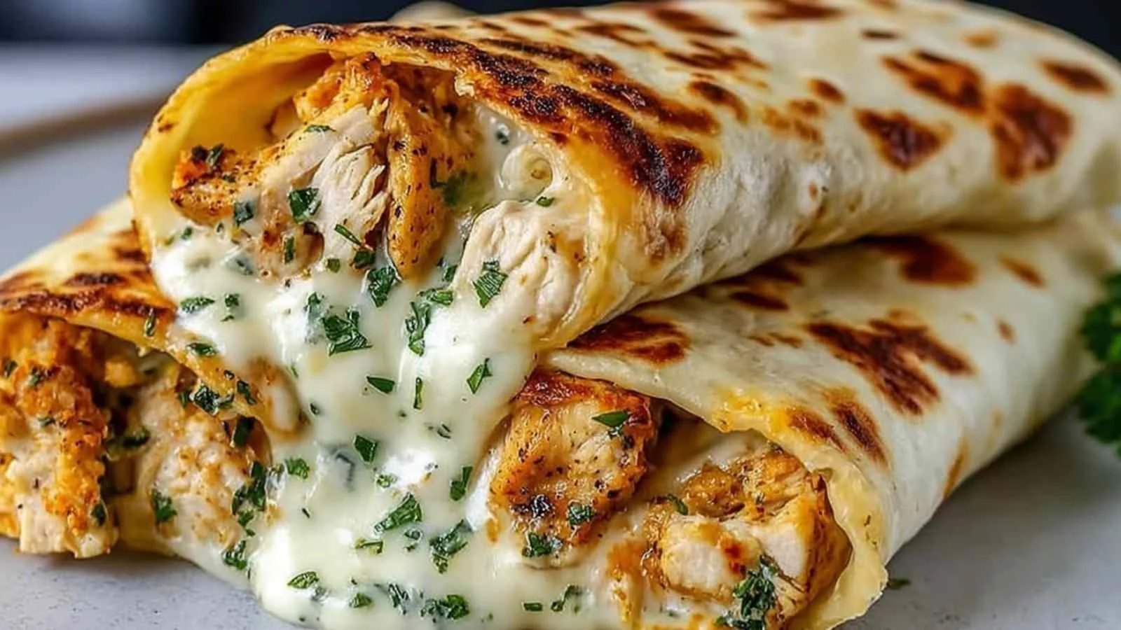 Cheesy Chicken Wrap