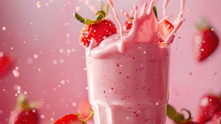 Strawberry Milkshake Aesthetic