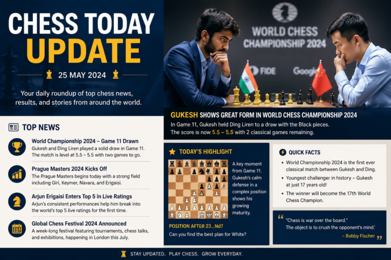 Global Chess Spotlight: Gukesh, Carlsen and Rising Stars Keep Fans Hooked
