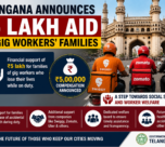 Telangana Announces ₹5 Lakh Aid for Gig Workers’ Families