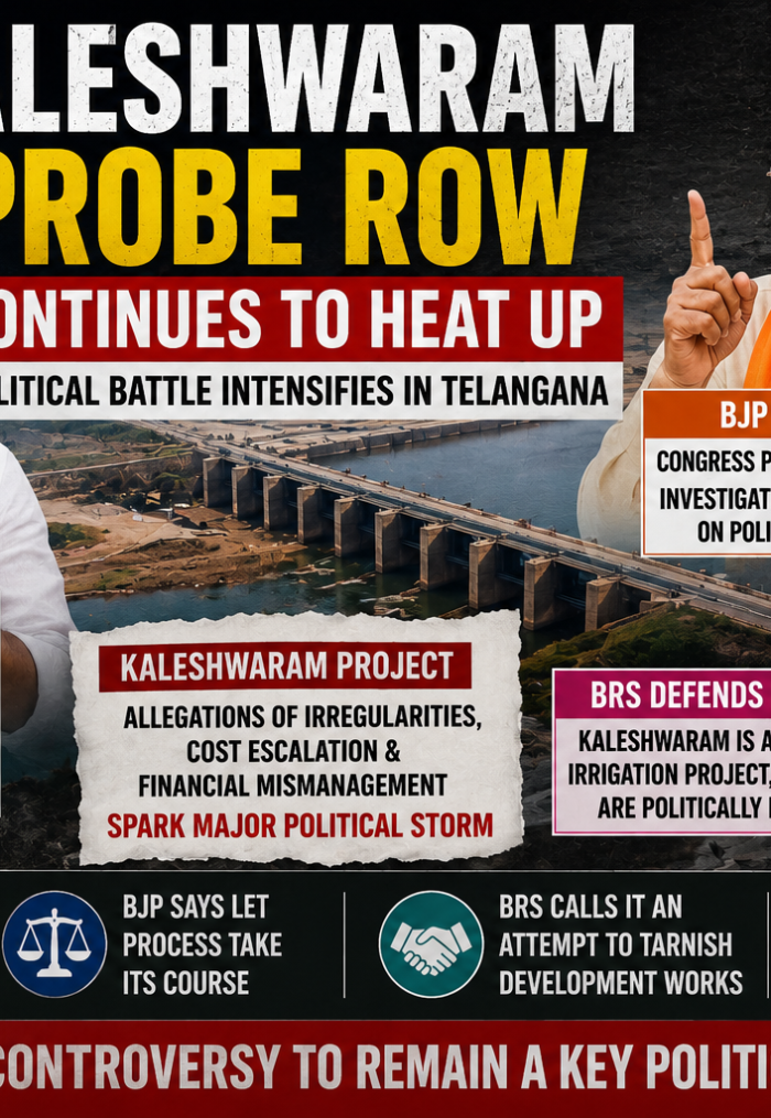 Kaleshwaram Probe Row Continues to Heat Up